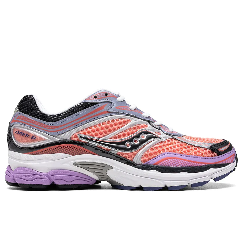 Saucony Progrid Omni 9 - Pink/Purple S70739-30 Torsion Stability System Pressure Dispersing Pods