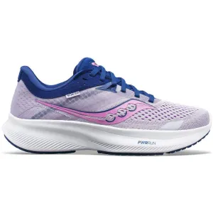 microfiber - upper shoes Saucony Ride 16 Womens Running Shoes - Purple