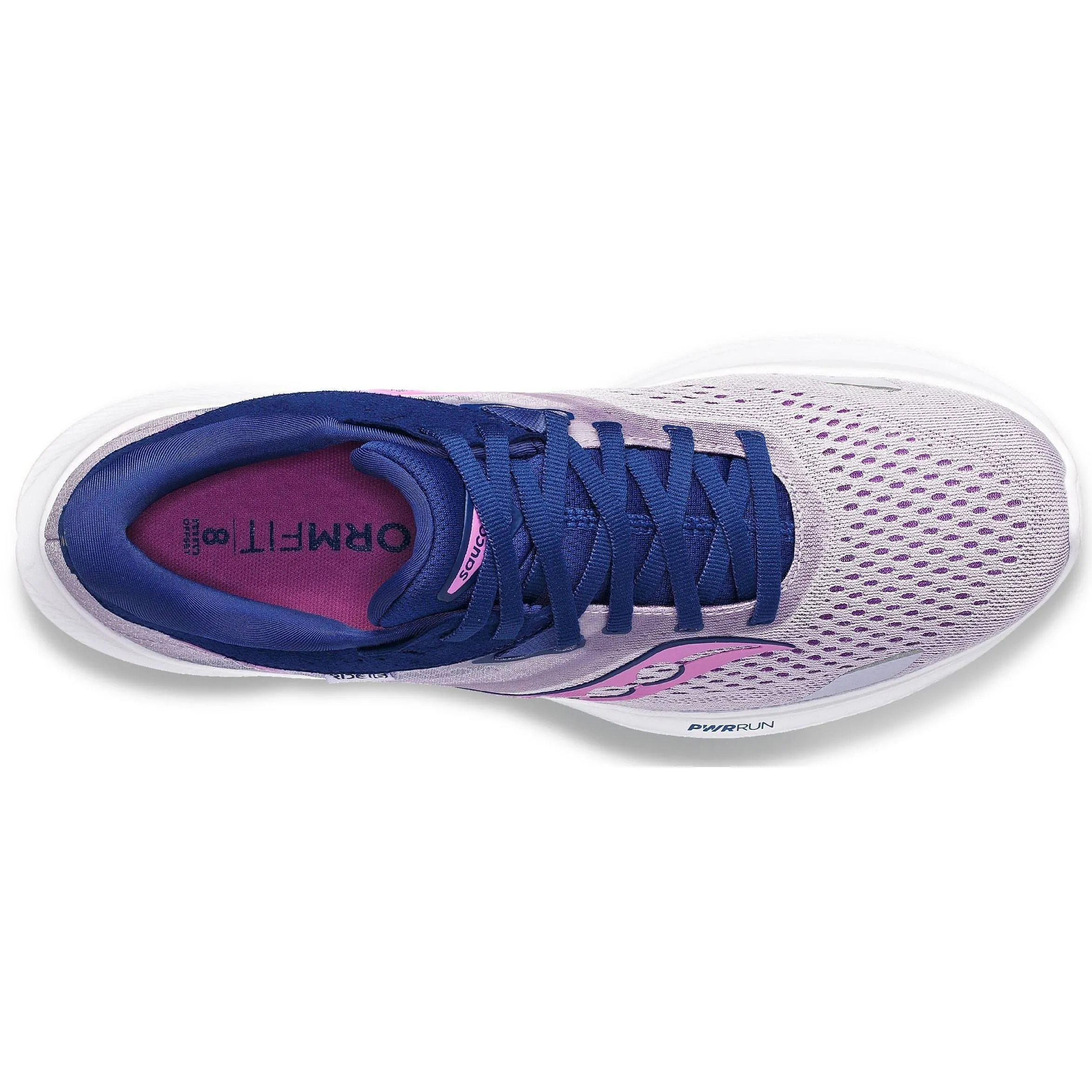 odor - resistant treatment shoes Saucony Ride 16 Womens Running Shoes - Purple
