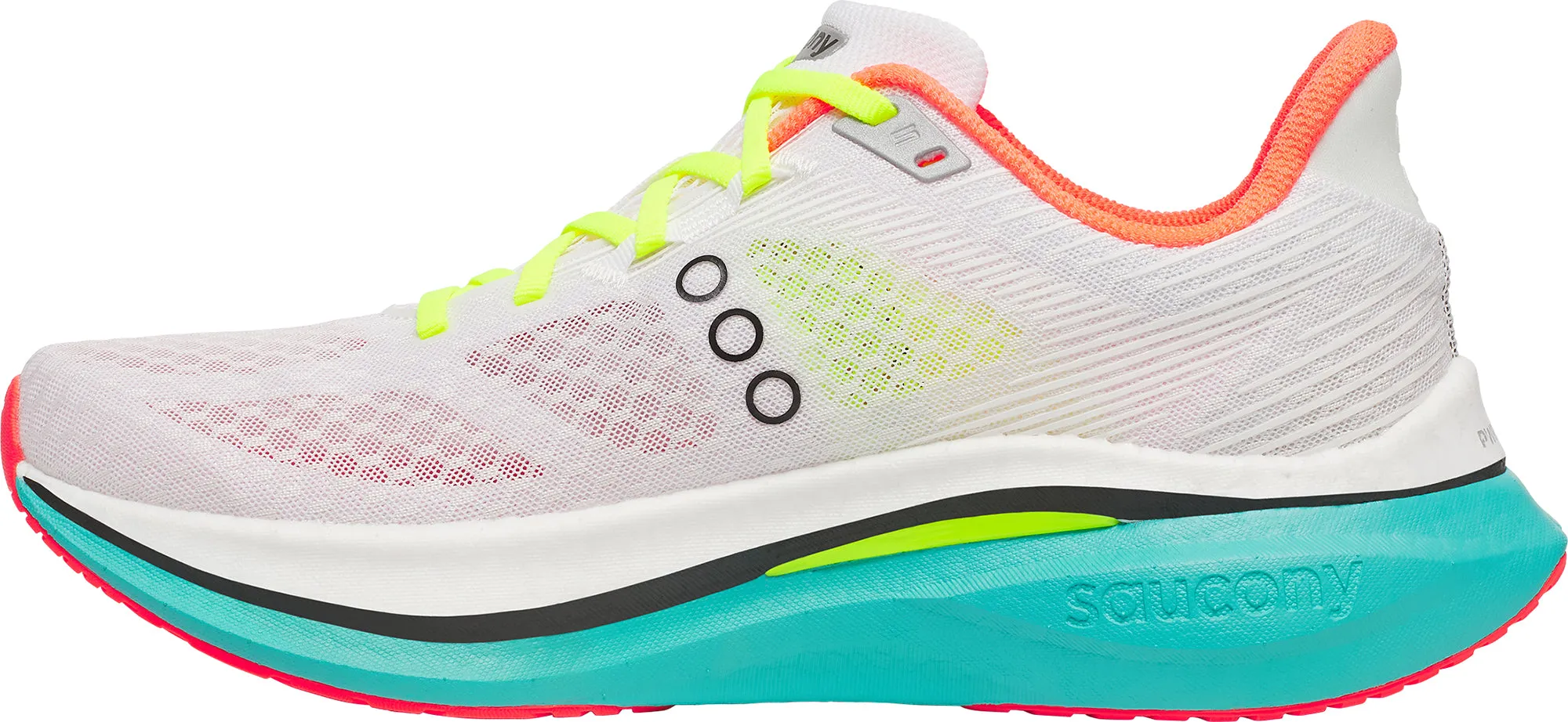 Saucony Endorphin Speed 5 Mens Running Shoes - White heel - cup insoles interval - training running shoes