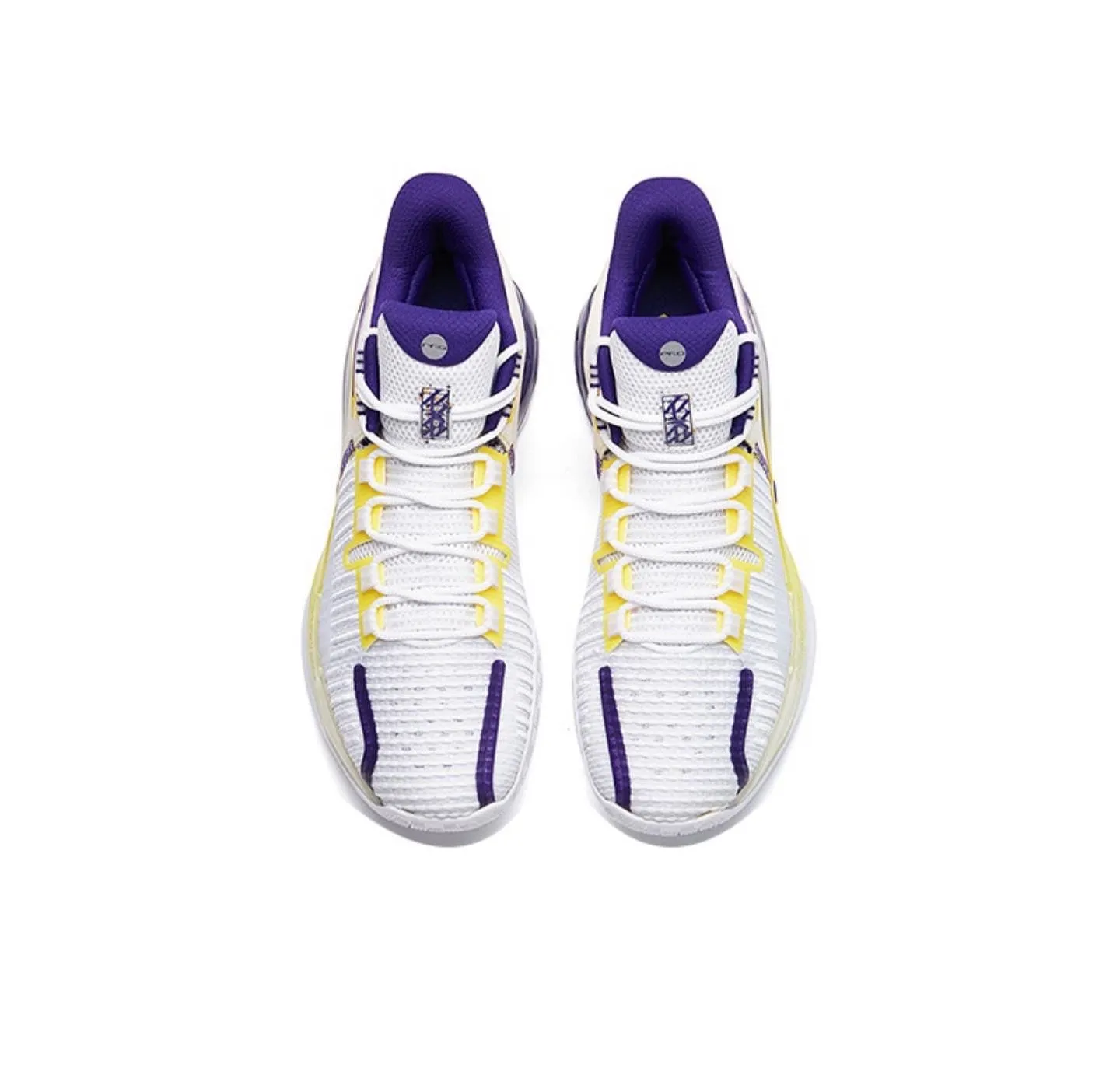 Pro Performance Compression Molded Midsole Anta Light Crazy 1 Pro Low - White/Purple