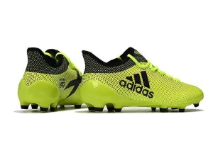New Adidas X 17.1 FG Soccer Cleats Shoes Green Black Heel Foam Outdoor Field