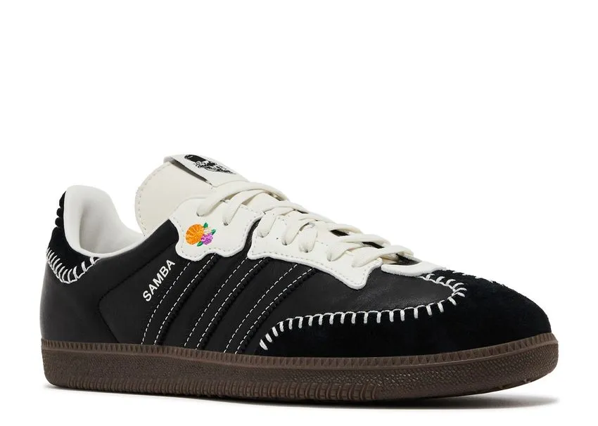 All Terrain Traction Practical Walk Adidas Samba OG D??a De Muertos Pack Black