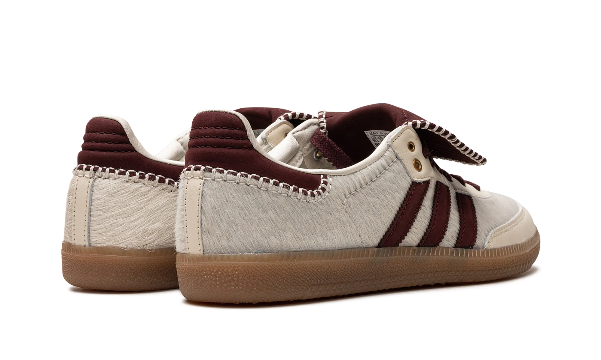Soft Padding Block Step Samba "Wales Bonner - Cream White Pony"