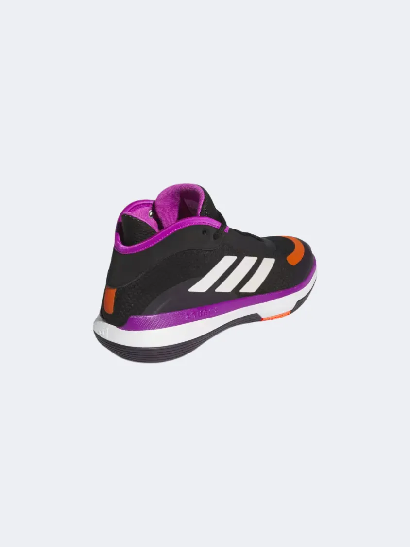 Adidas Bounce Legends Men Basketball Shoes Black/Purple Hot Mood
