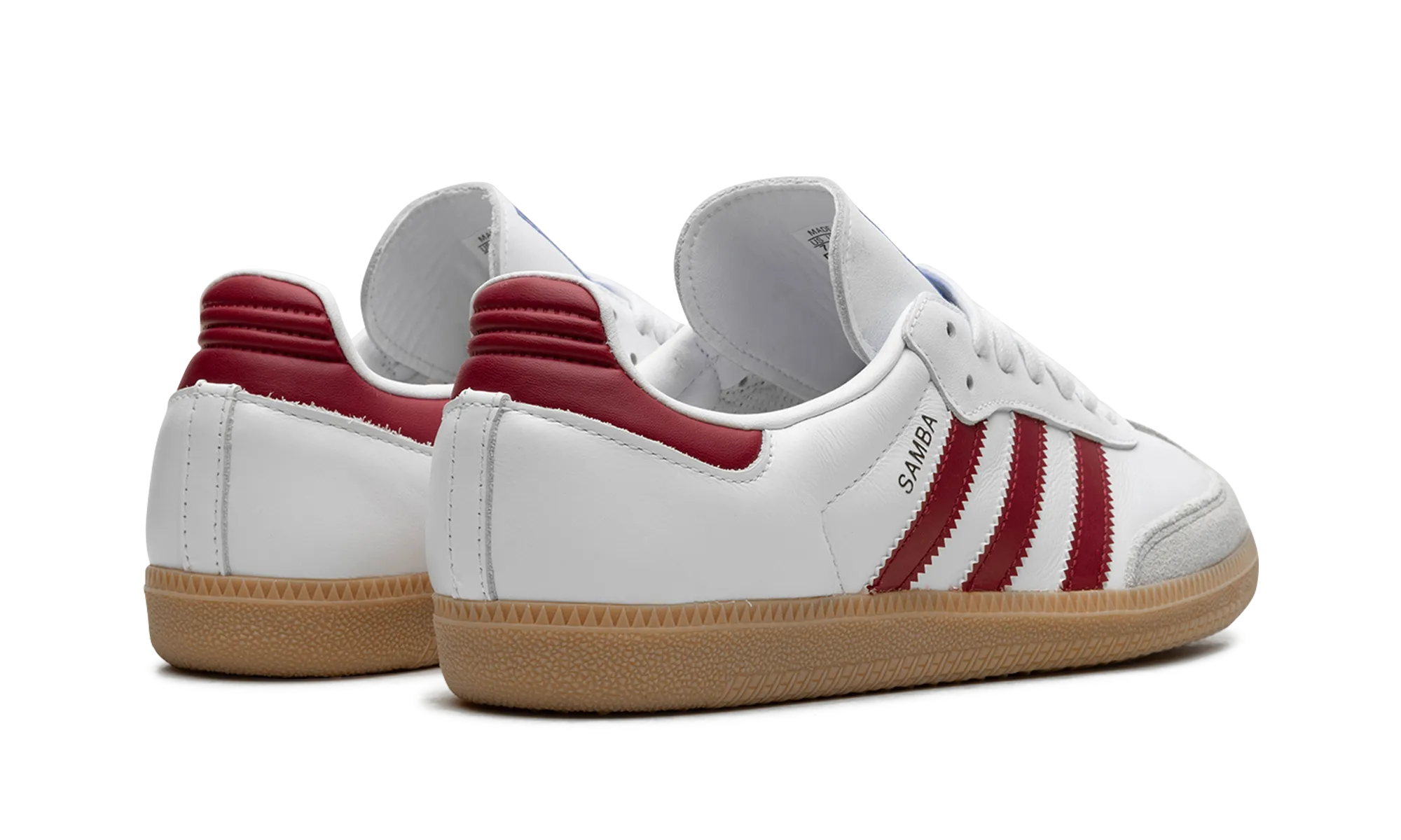 Solid design Simple Vibes Samba OG "Collegiate Burgundy"