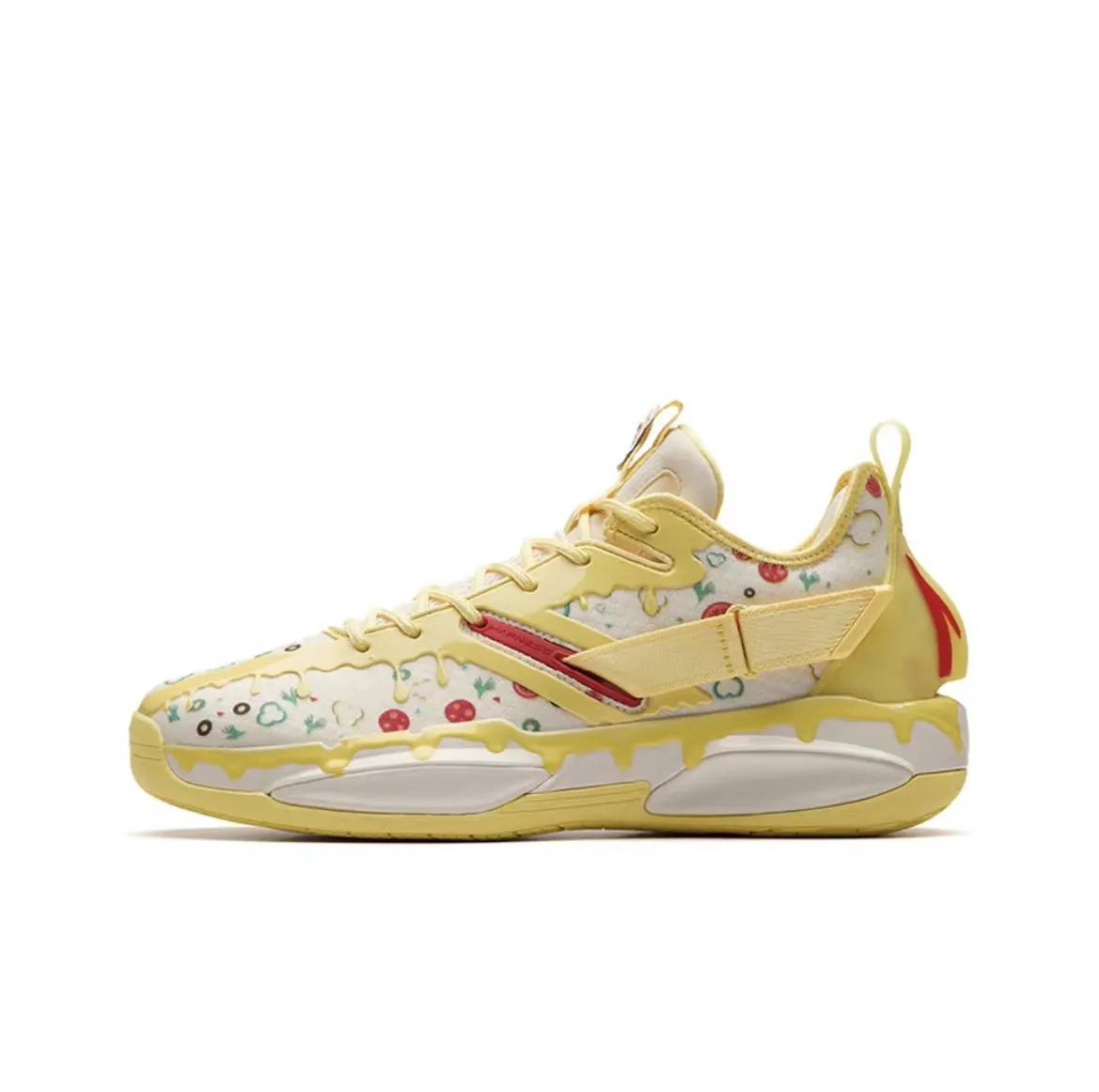 Comfortable Velcro Stable Foot Frame Anta Men's Gordon Hayward GH3 "Pizza" Basketball Shoes