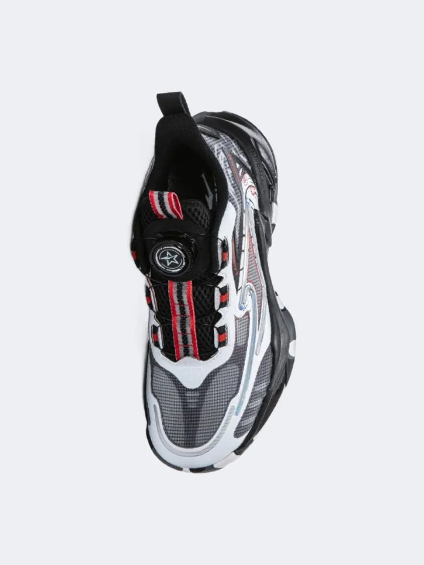 Comfort Bend Erke Kids-Boys Basketball Shoes White/Black
