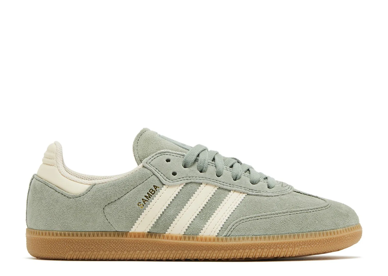 Adidas Samba Silver Green Wonder White Campus Look