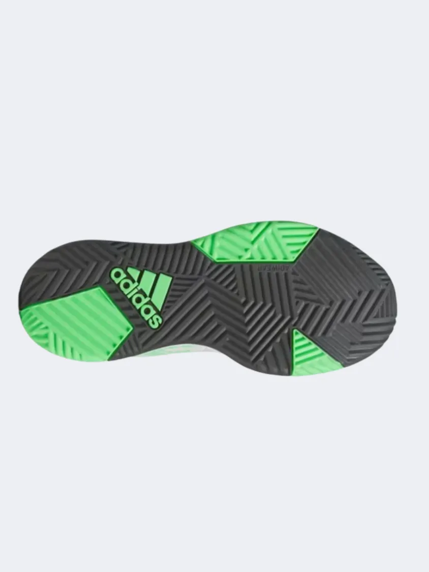 Air Dry Adidas Own The Game 2 Men Basketball Shoes White/Black/Green