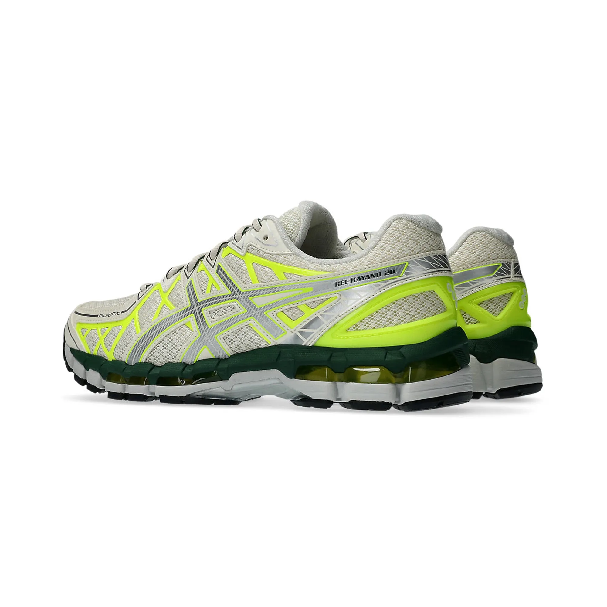 ASICS Gel Kayano 20 'Cream Lime Forest Green' Bouncy Foam Layer Expandable