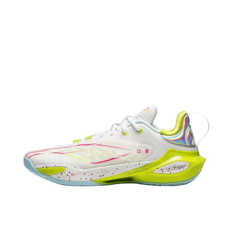 Sneakers Breathability Li-Ning Speed 11 - White/Yellow