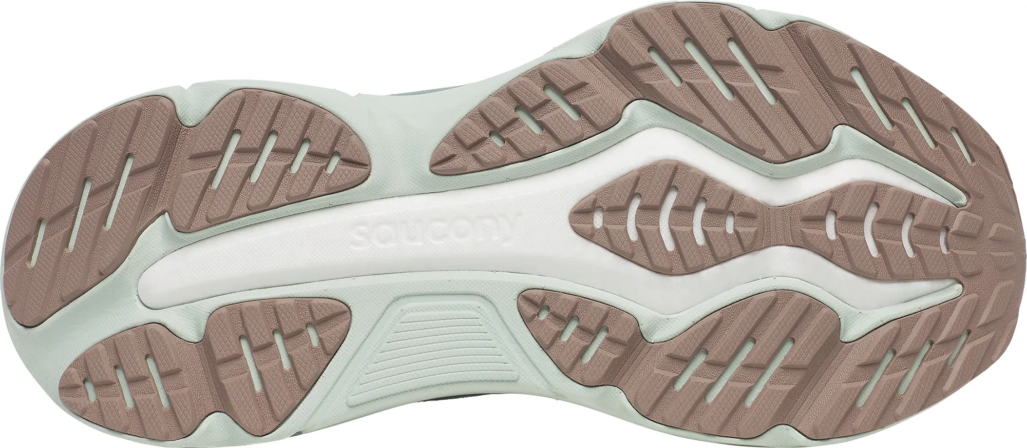 Saucony Hurricane 25 Womens Running Shoes - Green Reinforced toe cap