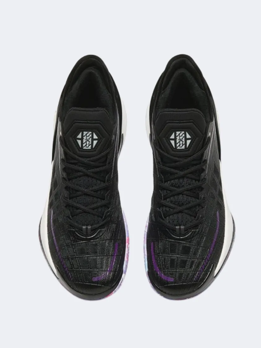 Anta Z Up 224 Men Basketball Shoes Black/Purple Stud Cool Denim Cool
