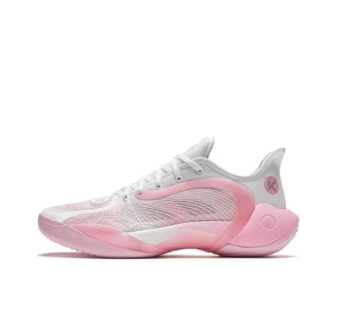 Foot Reaction Frame Seamless Toe Box Anta Three-Point Rain 2 - Pink Lake
