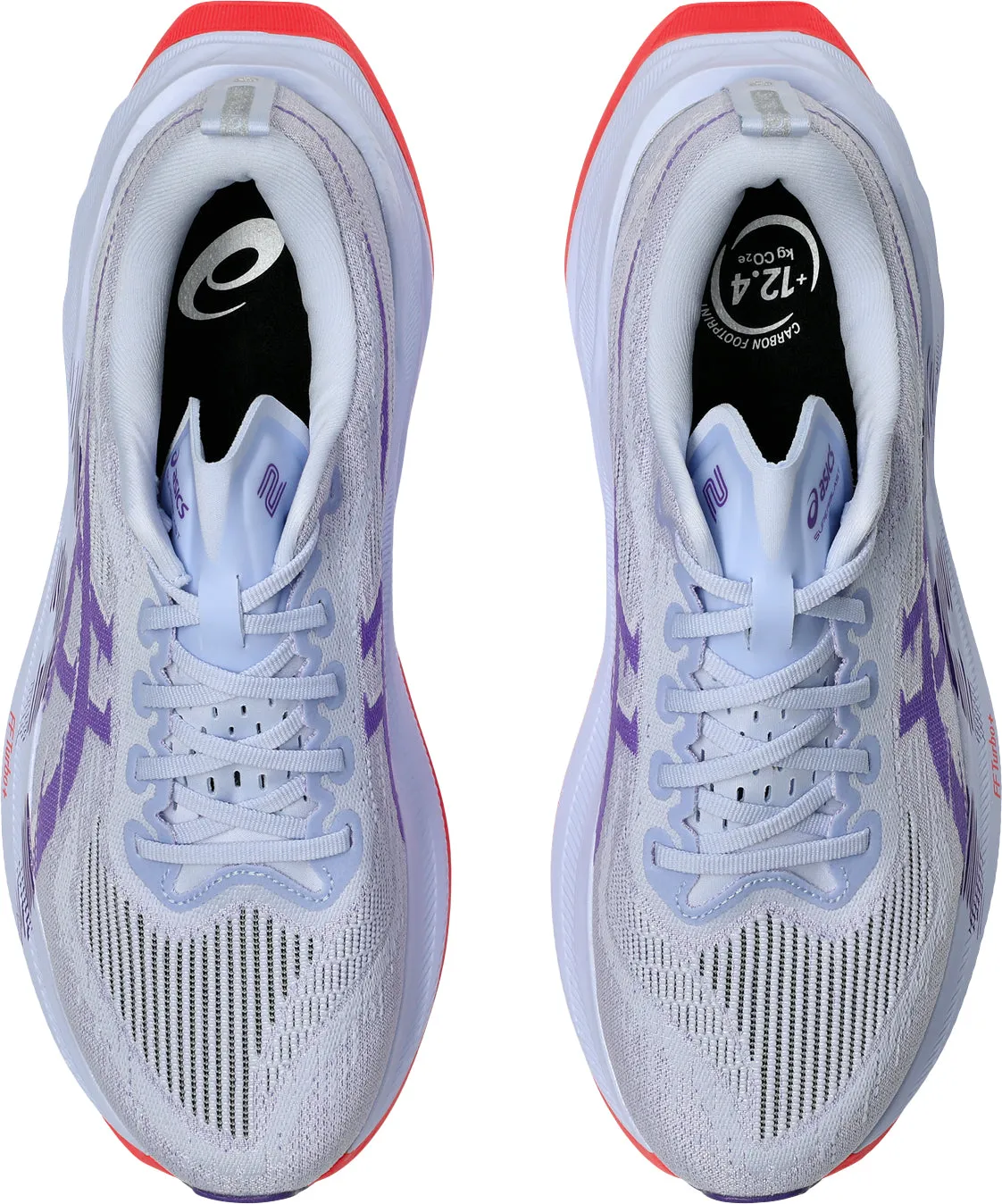 Asics SuperBlast 2 Mens Running Shoes - Blue basketball - compatible running shoes Shock - absorbing technology