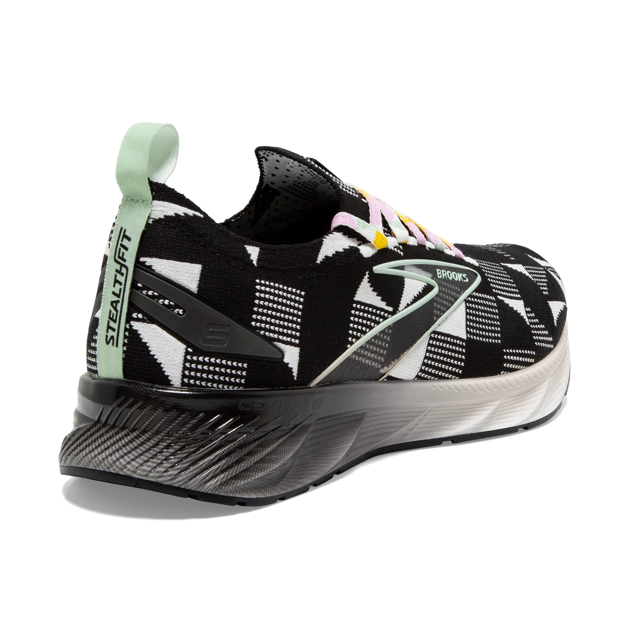 Men's Levitate StealthFit 6 running with a high - top design