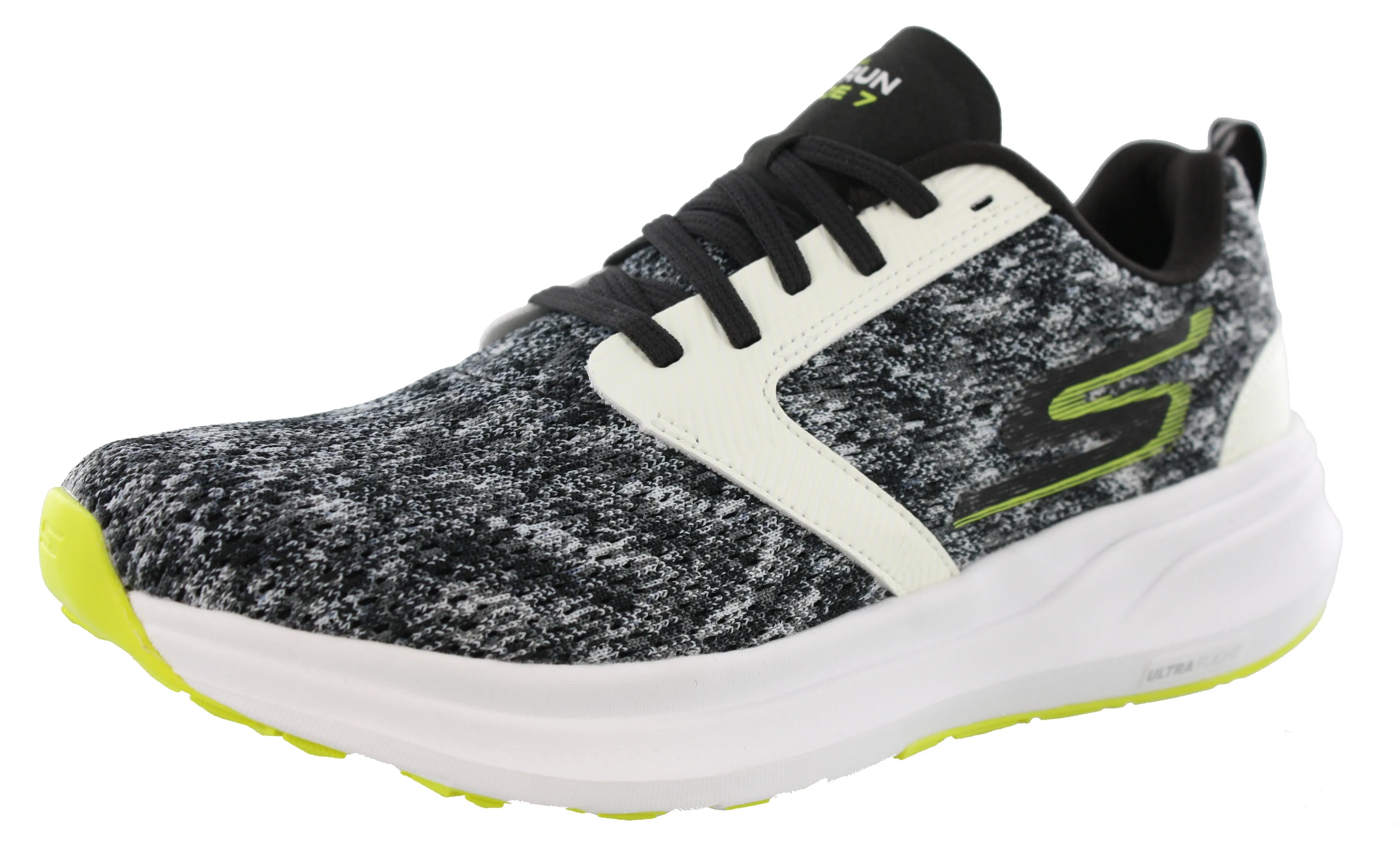 Skechers Mens Ultra Lightweight High Visibility Running Shoes Go Run Ride 7 Trend Glow