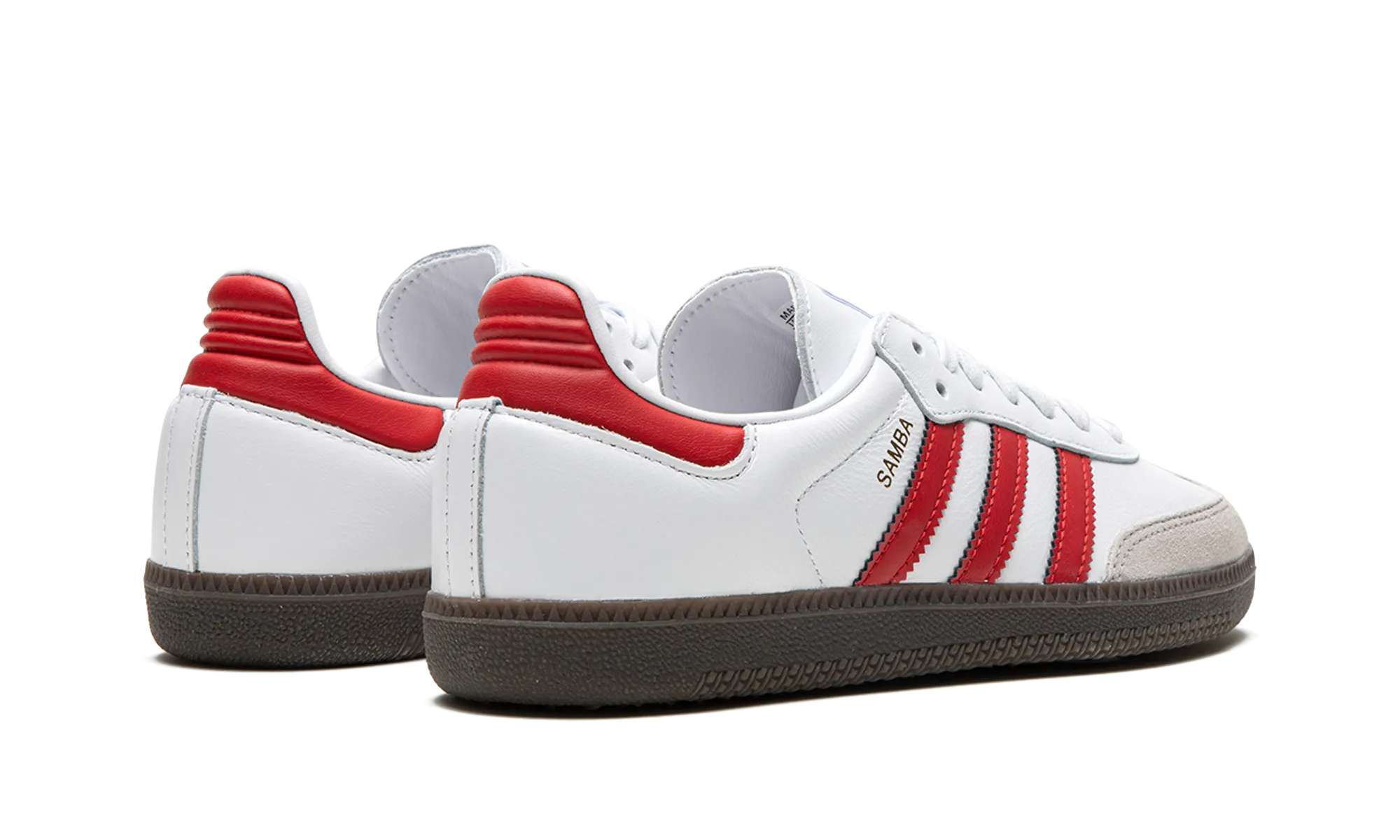 Samba OG "White / Better Scarlet" Lightweight Step Cool Step
