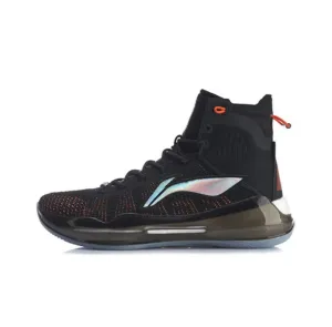 C. J. Mccollum x Li Ning Yushuai 13 Beng - Black Defender Shoes Reflective details
