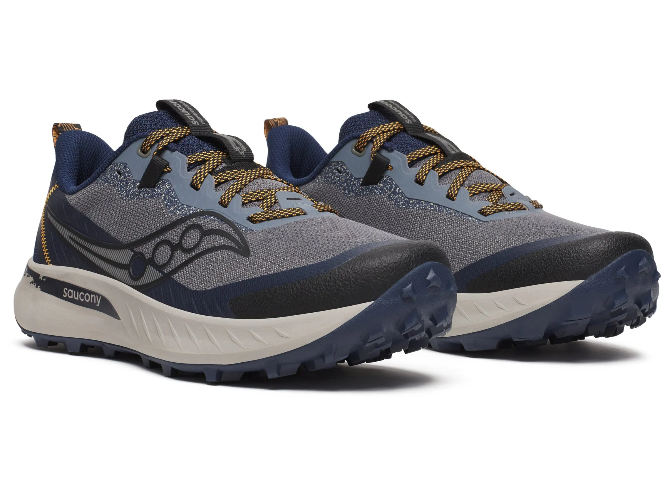Saucony Men's Peregrine 15 synthetic materials