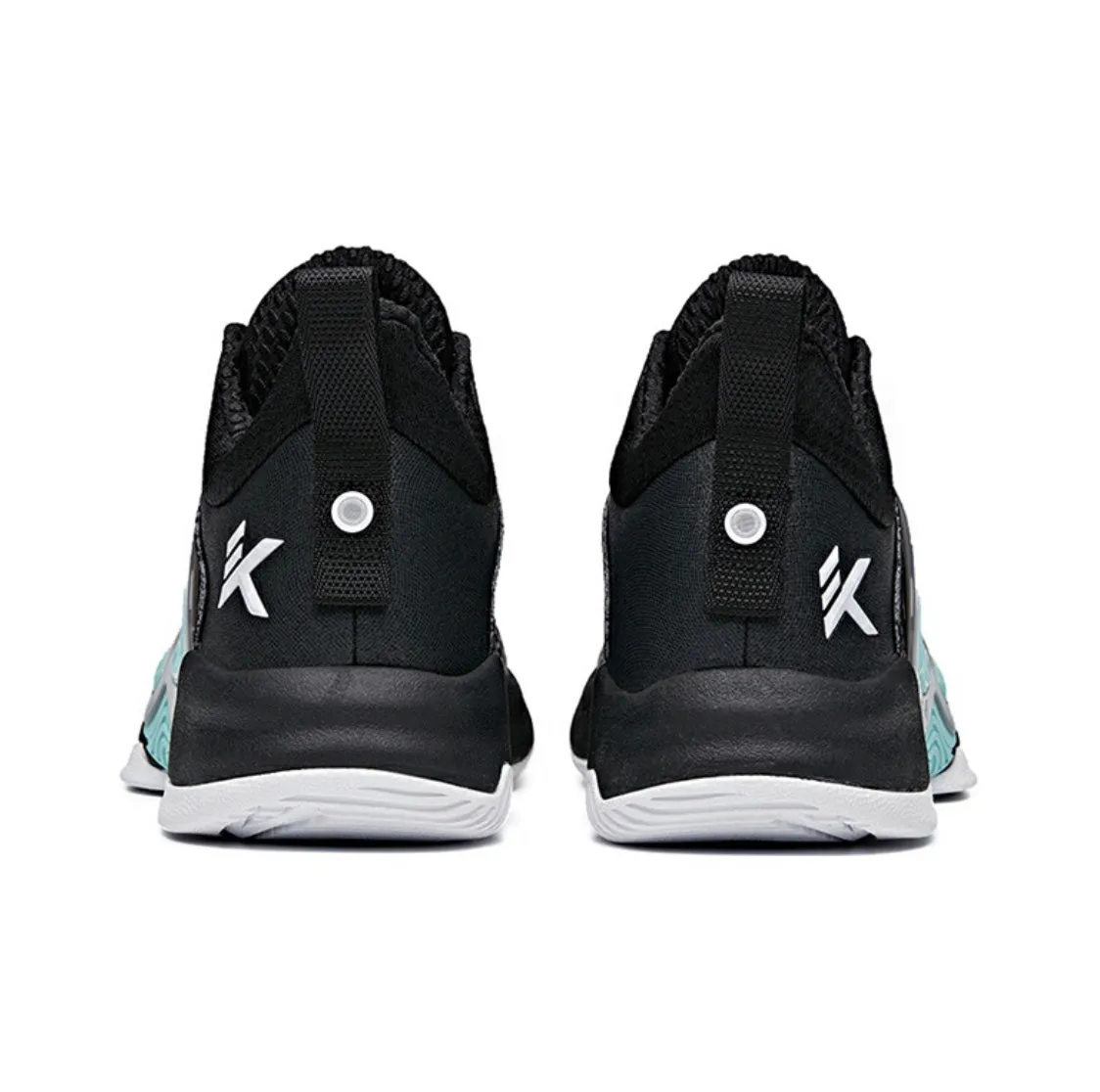Anta Men's KT "The Mountain 1.0" Low Actual Basketball Shoes - Black/Gray Smooth ride