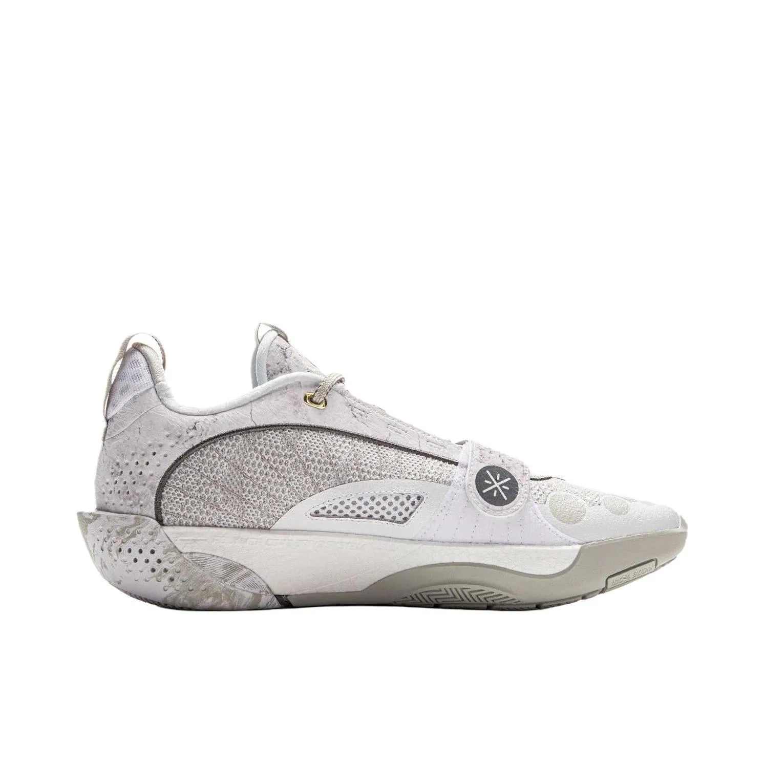 High Rebound Foam Enhanced Ankle Support Li-Ning Wade All City 13 Encore - White/Gray