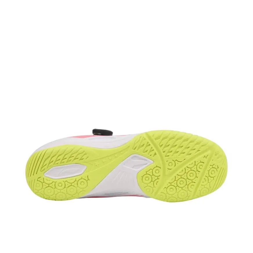 Interlocking Traction ??Wang Chuqin??Li-Ning Mage Ess Table Tennis Shoes - White/Green