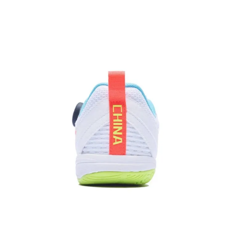 ??Wang Chuqin??Li-Ning Mage Ess Table Tennis Shoes - White/Green All-Purpose Cushioning