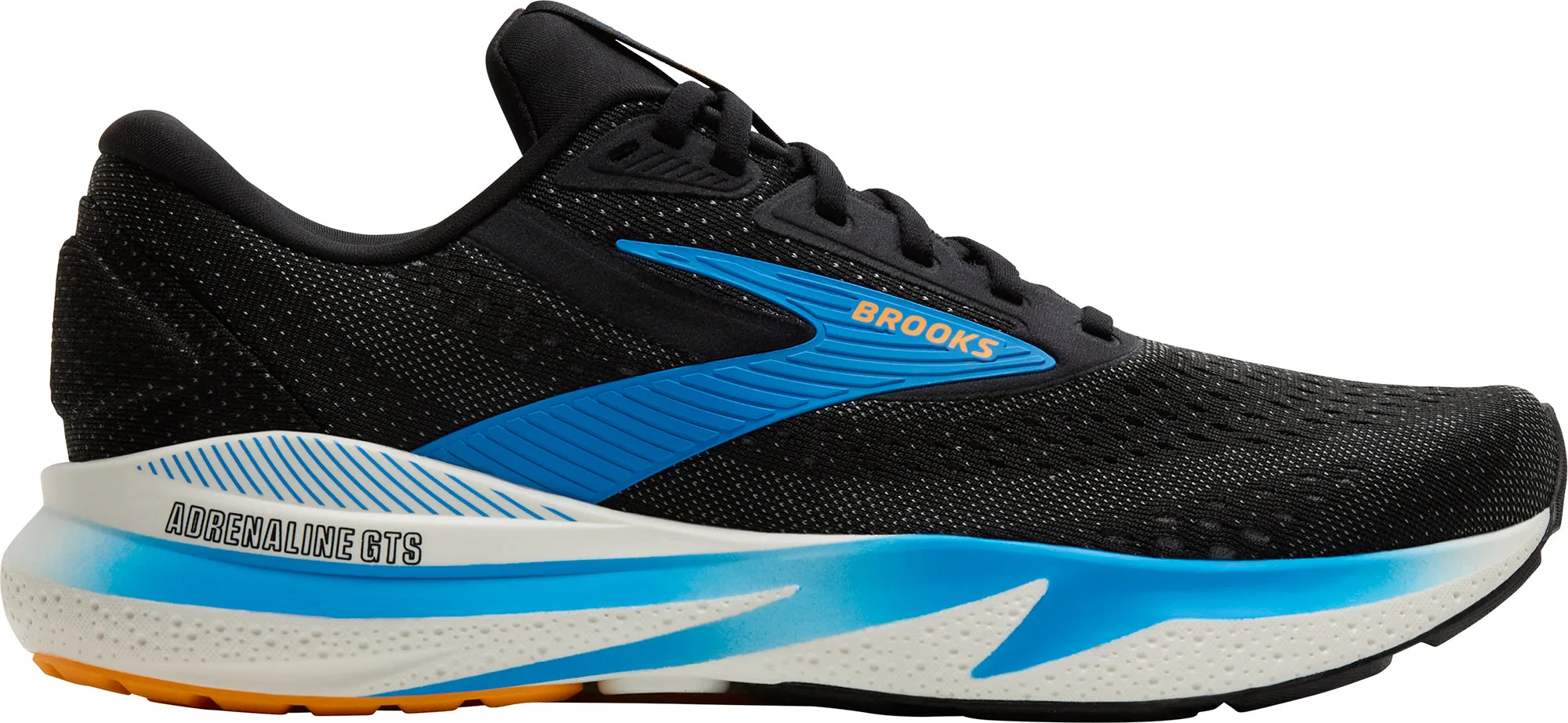 Responsive Energy Return Brooks Adrenaline GTS 24 Mens Running Shoes - Black