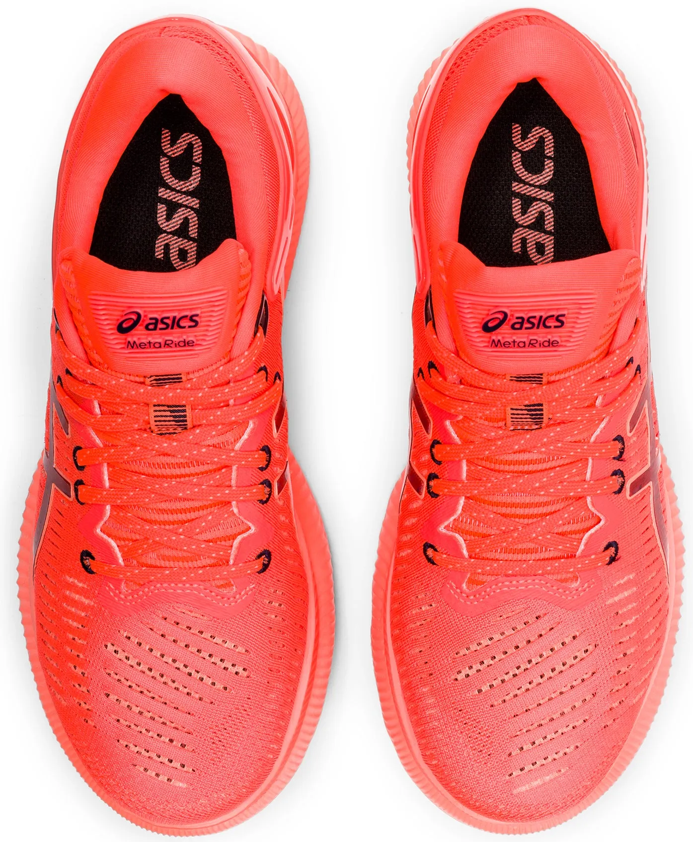 mesh ventilation MoldedInsole Asics MetaRide Womens Running Shoes - Red