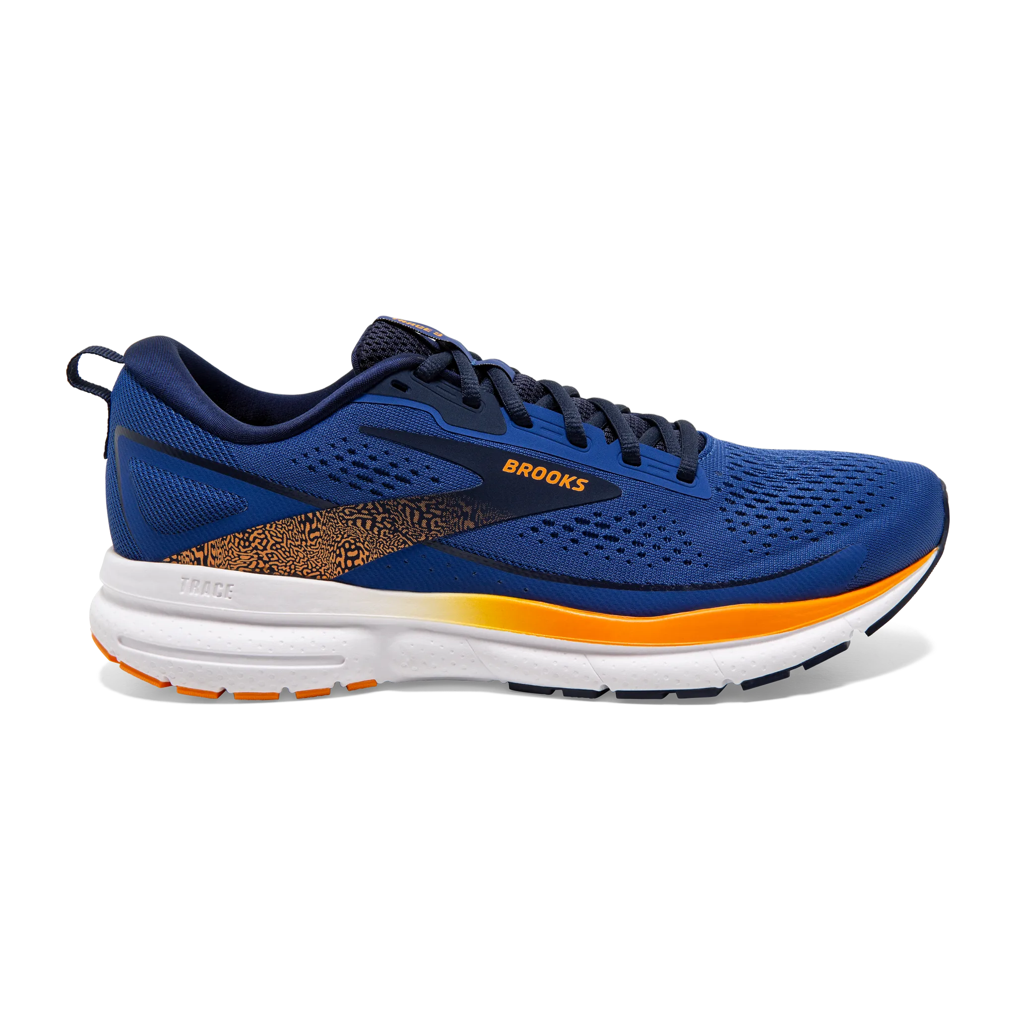 padded tongue running shoes Flexible Tread Pattern Men's Trace 3