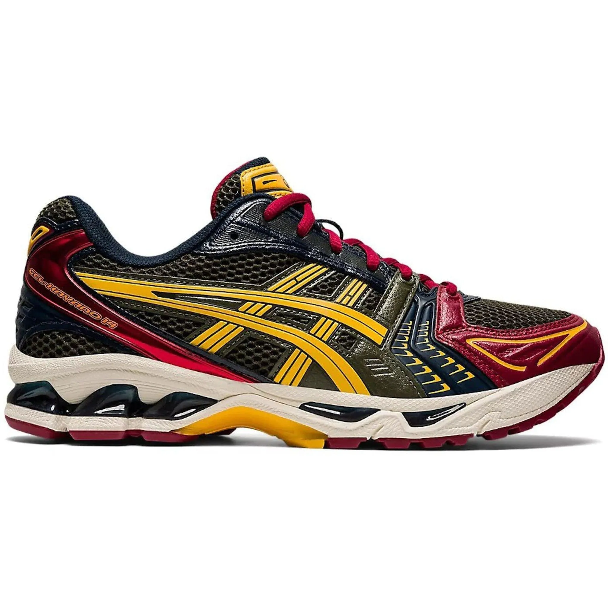 ASICS Gel-Kayano 14 Olive Canvas Honey Multi Density Foam Layering