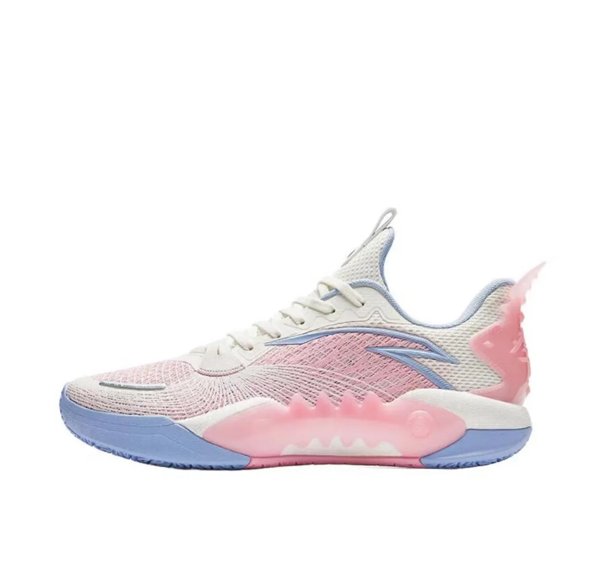 Anta Shock Wave 5 TD V2 - White/Pink Comfortable Flexibility
