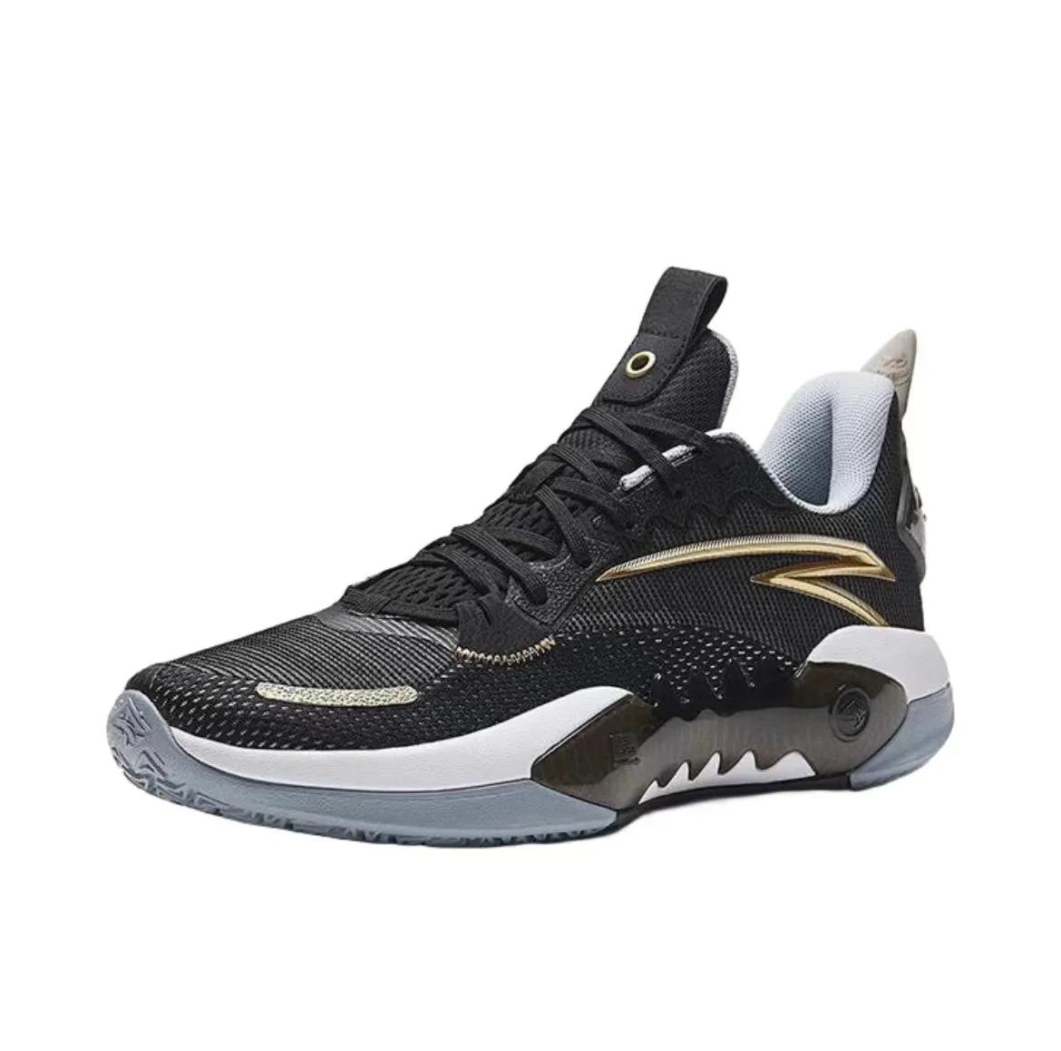 Anta Shock Wave 5 TD - Black/Gold Game Ready Shoes Quick Step Shoes