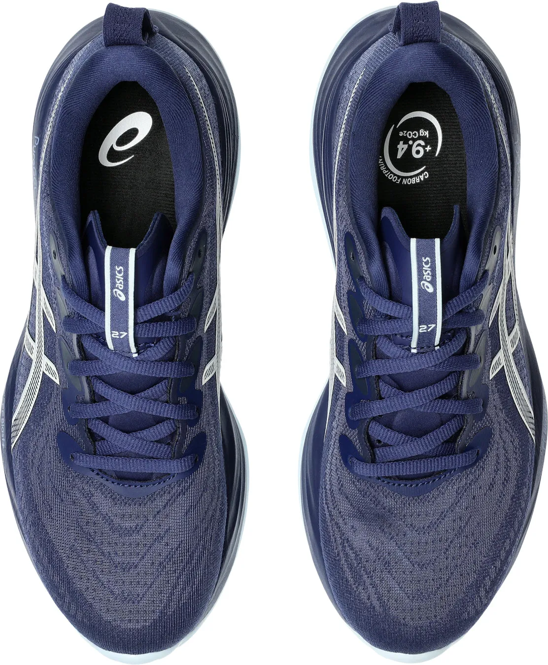 Padded Tongue Design Machine washable care Asics Gel Cumulus 27 Womens Running Shoes - Blue
