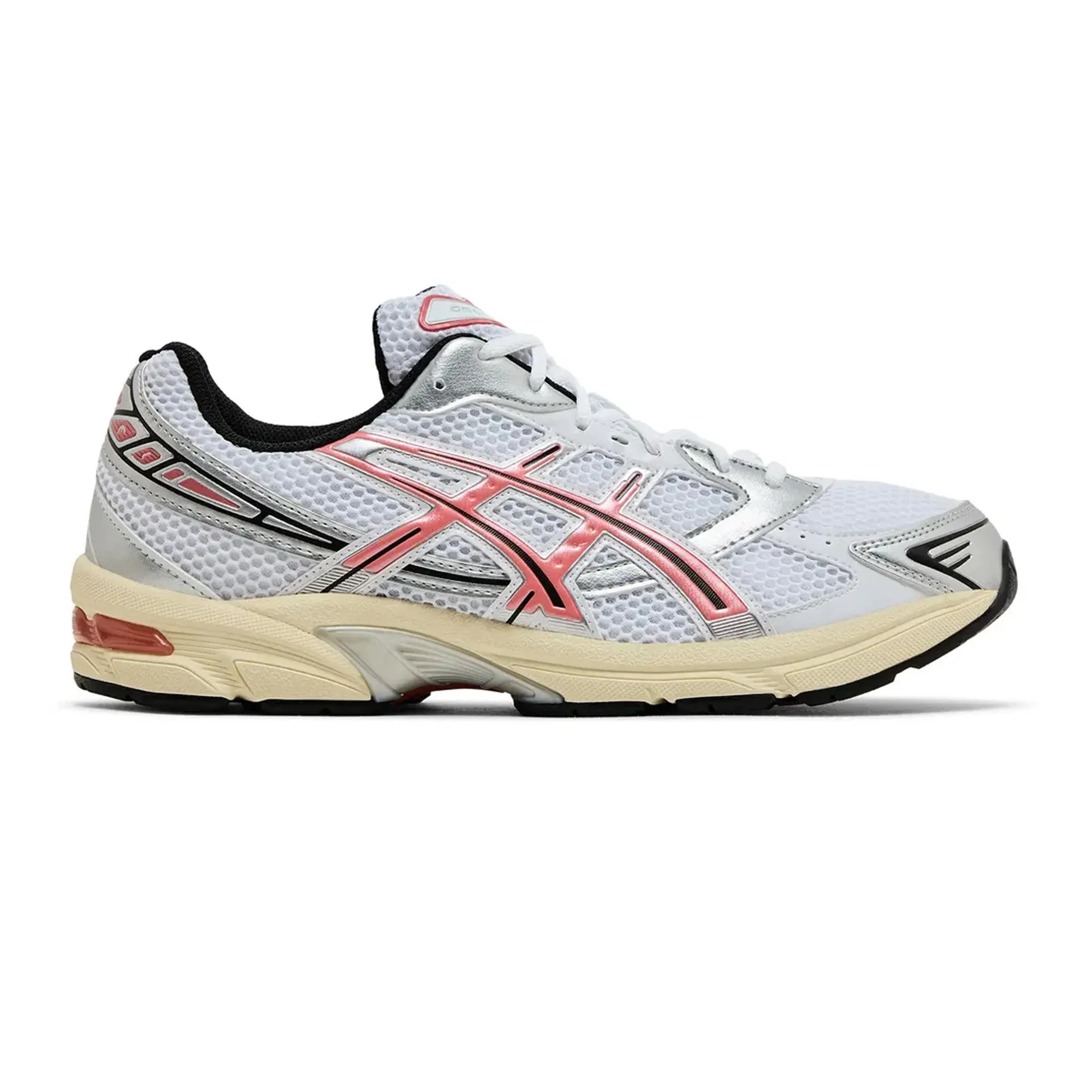 fluorescent running shoes zipper - closure shoes ASICS Gel 1130 'White Desert Red' (2024)