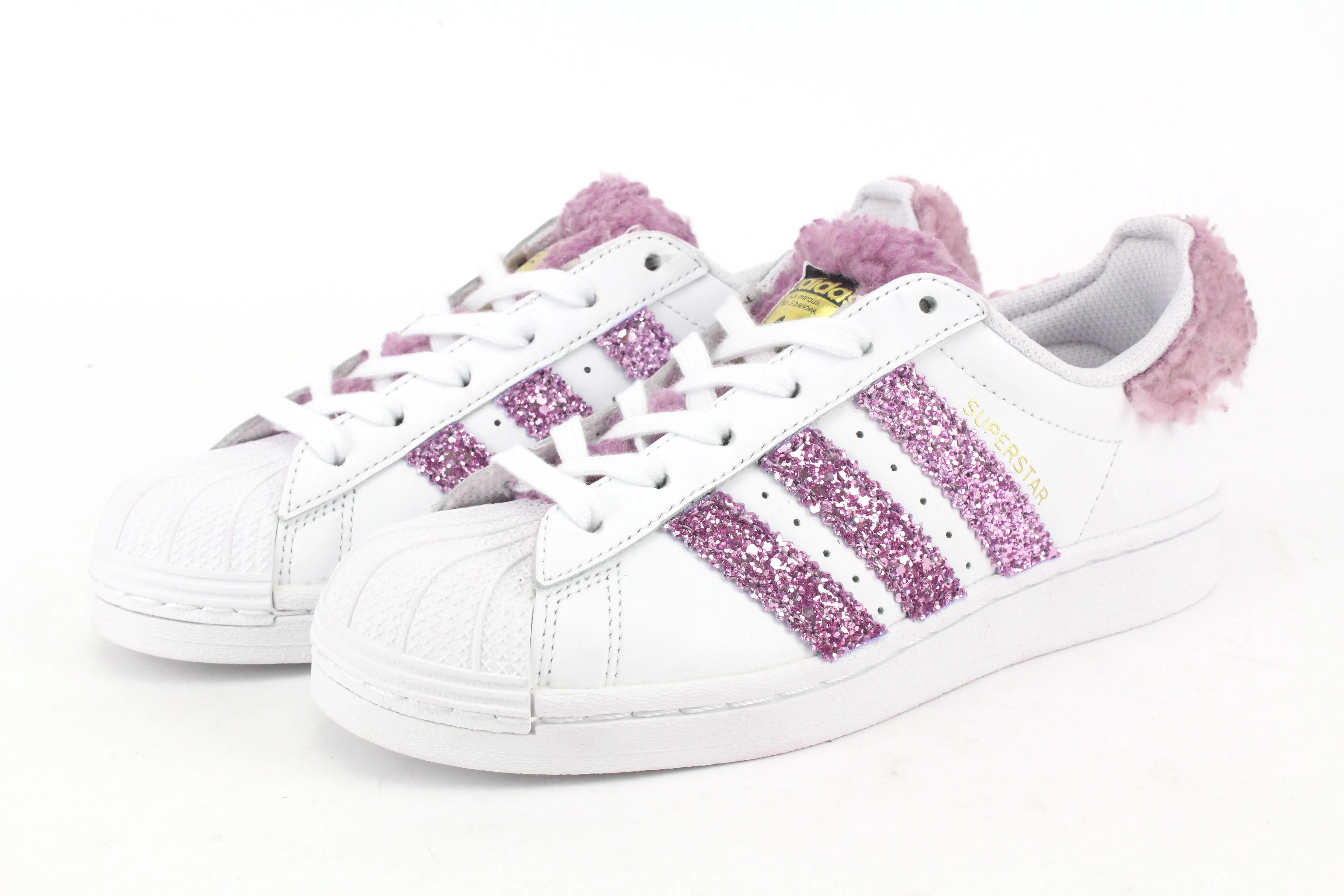 Adidas Superstar Lamb Rosa & Glitter Rosa Chase Hike