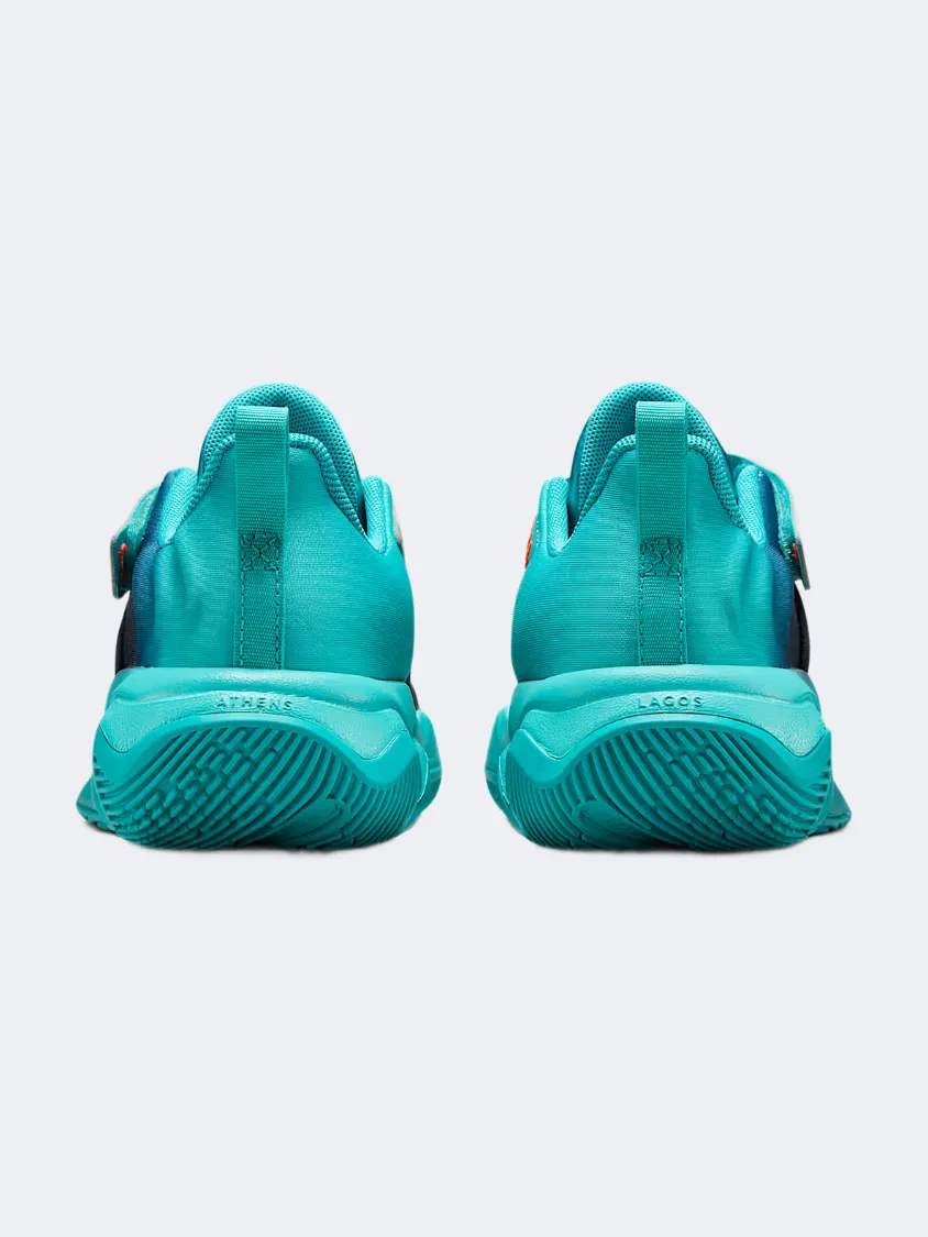 Nike Giannis Immortality 4 Ps-Unisex Basketball Shoes Dusty Cactus/Crimson Ventilated Mesh Long Distance