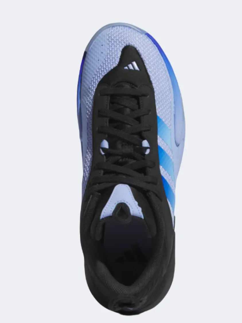Rolling Motion Design Adidas Exhibit Select 2 Women Basketball Shoes Black/Blue Spark
