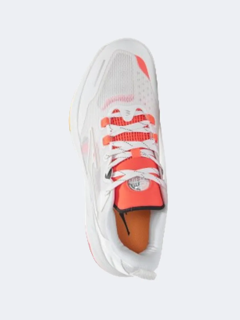 Green Core Erke Men Basketball Shoes White/Red