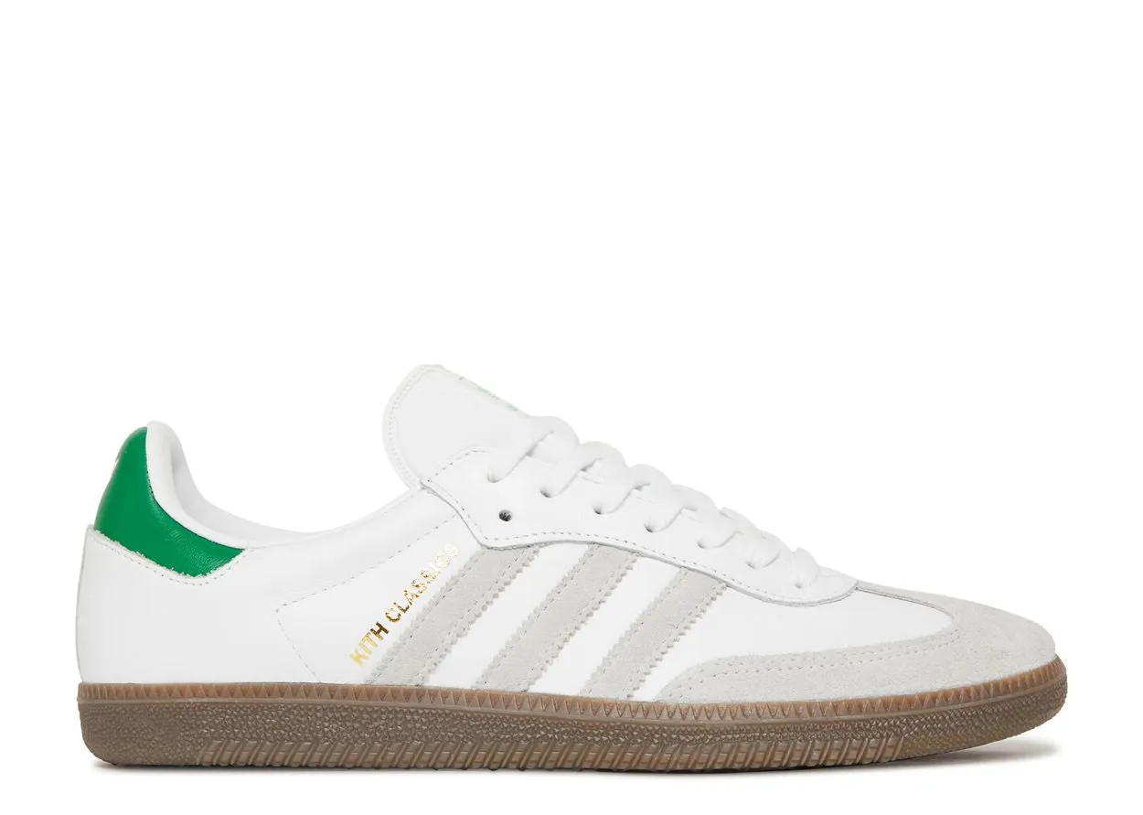 Track Hike Adidas Samba OG Kith Classics White Green