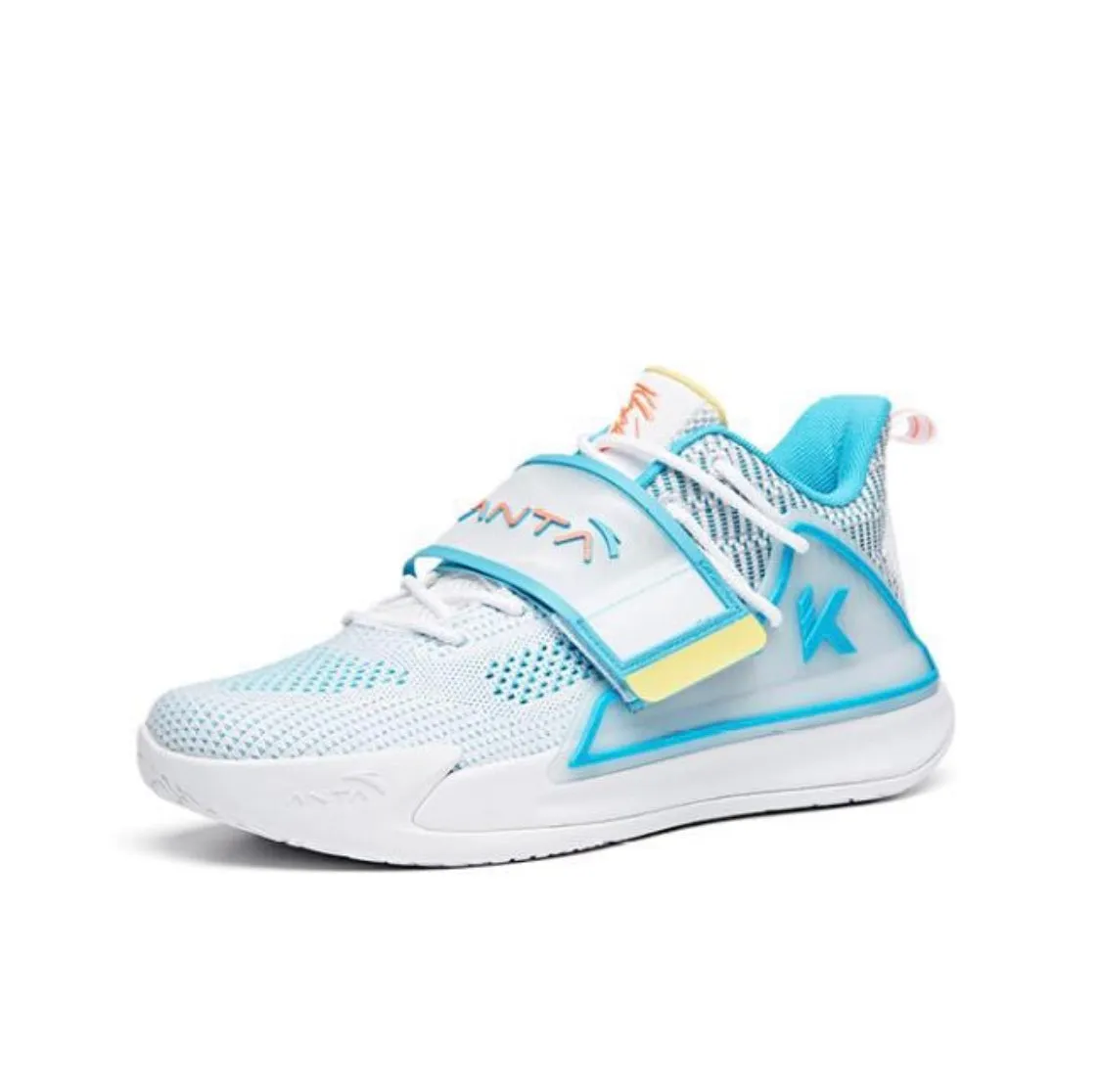 Flexible Groove Patterns Torsional Support Anta Men's KT Splash 2.0 White