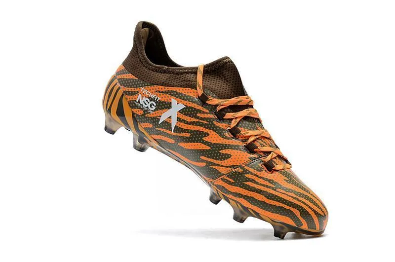 New Adidas X series FG TPU Soccer Cleats Shoes Orange White Speed Fit Natural motion