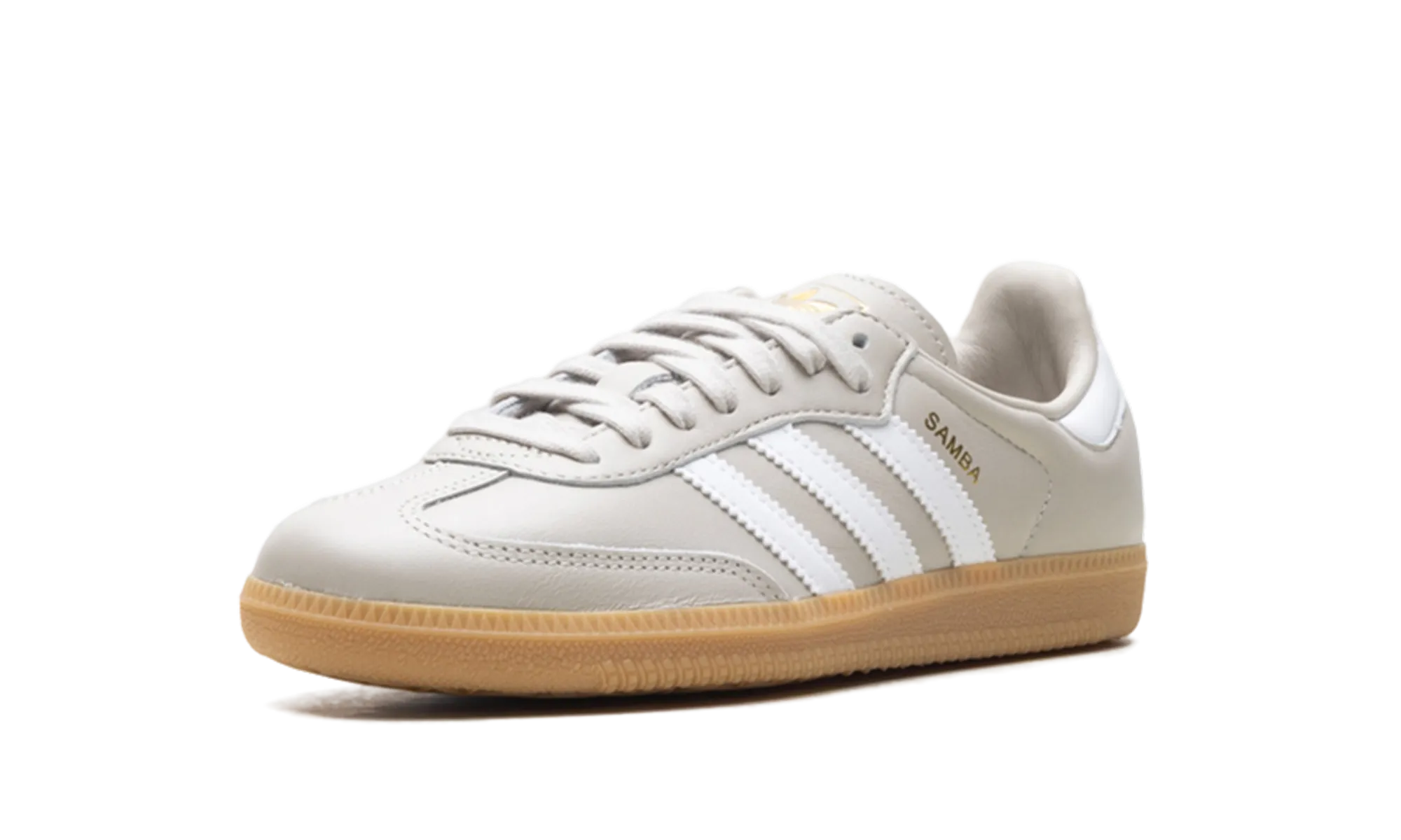 Low Profile Sole Unit Warm Step Samba "Beige / Cloud White"