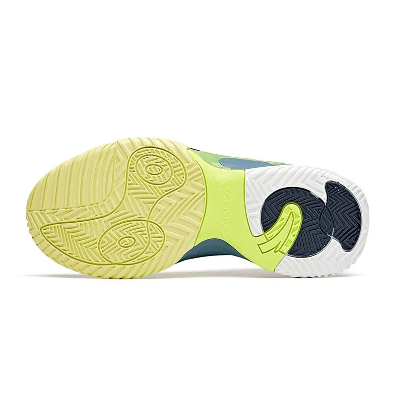 Anta Men's UFO 3.0 "Airspace" Gray/Green Instant Speed Neutral Arch