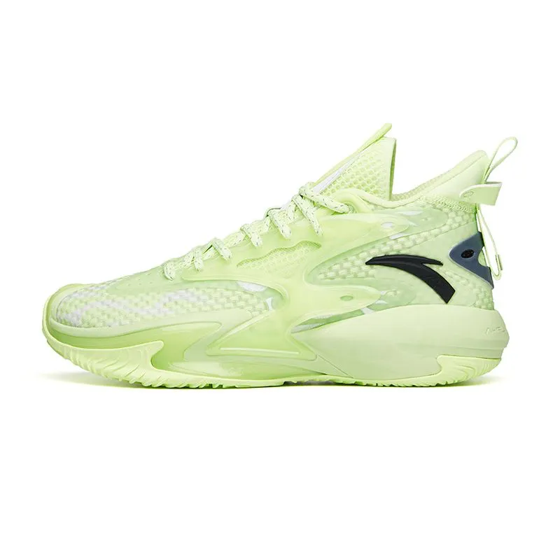 Anta Shock Wave 3.0 - Green Ventilated Footbed Design Compression Zoned Cushioning