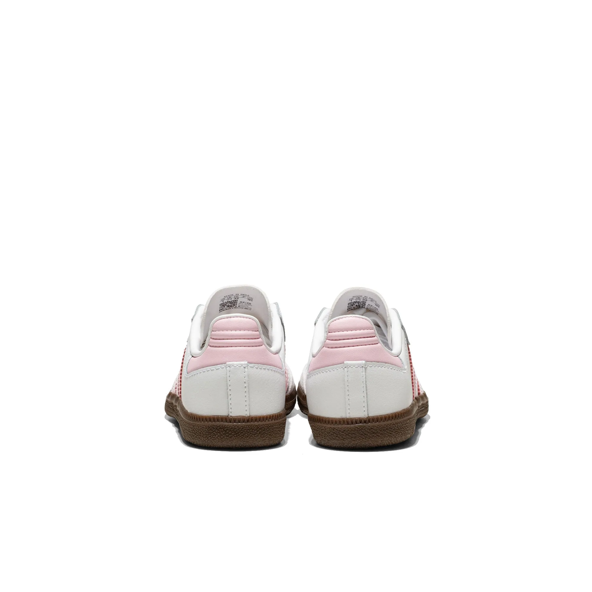 Adidas Originals Samba OG C Ftwr White/Clear Pink/Gum Winter Fit Durable Stitching