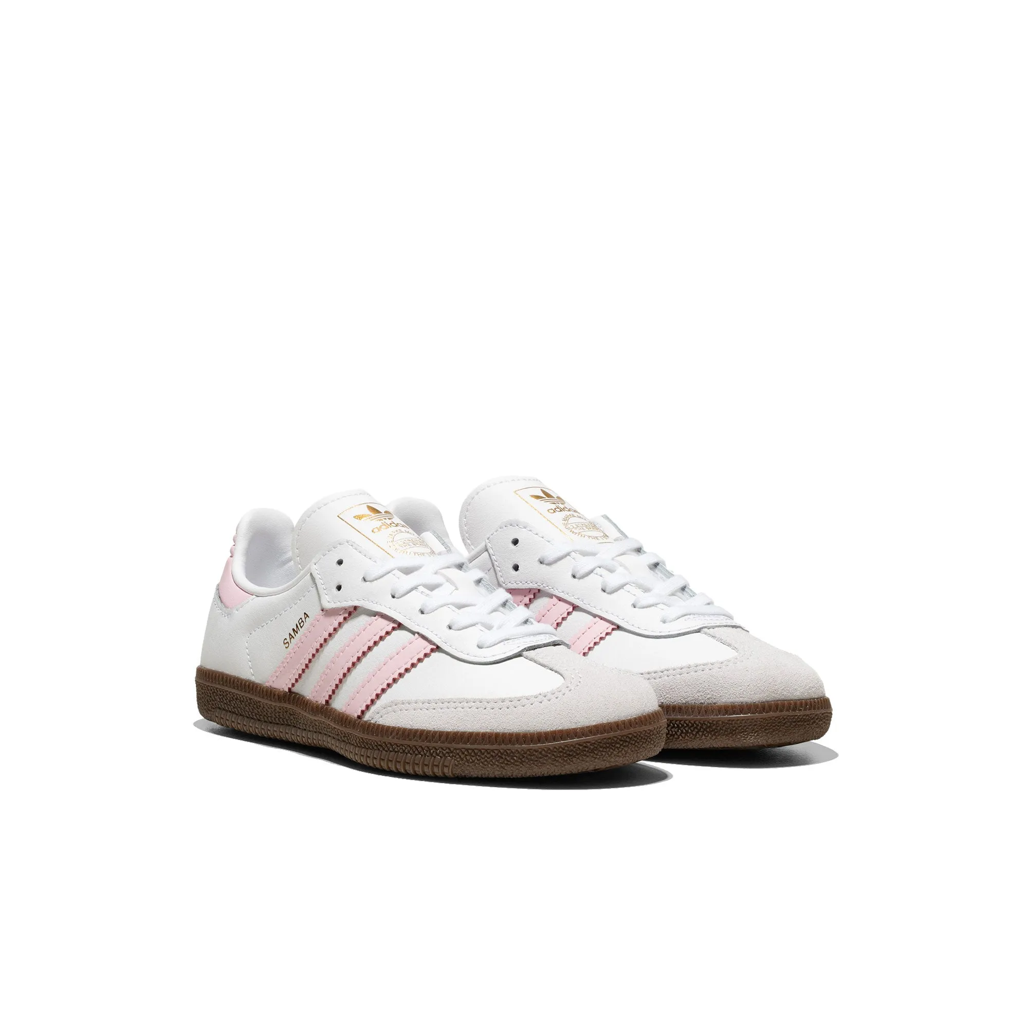 Adidas Originals Samba OG C Ftwr White/Clear Pink/Gum Free Move Balanced feel