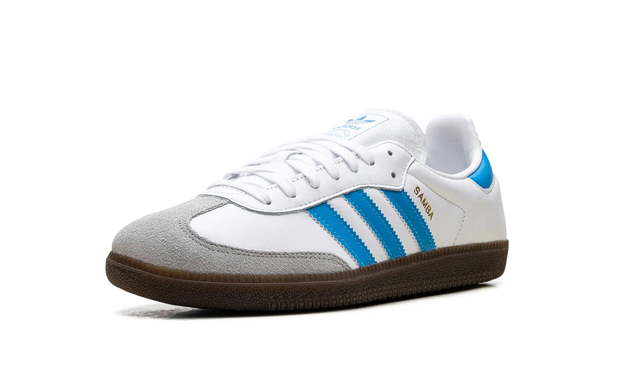 Comfortable Fitment Cool Days Samba OG "White Shock Cyan"
